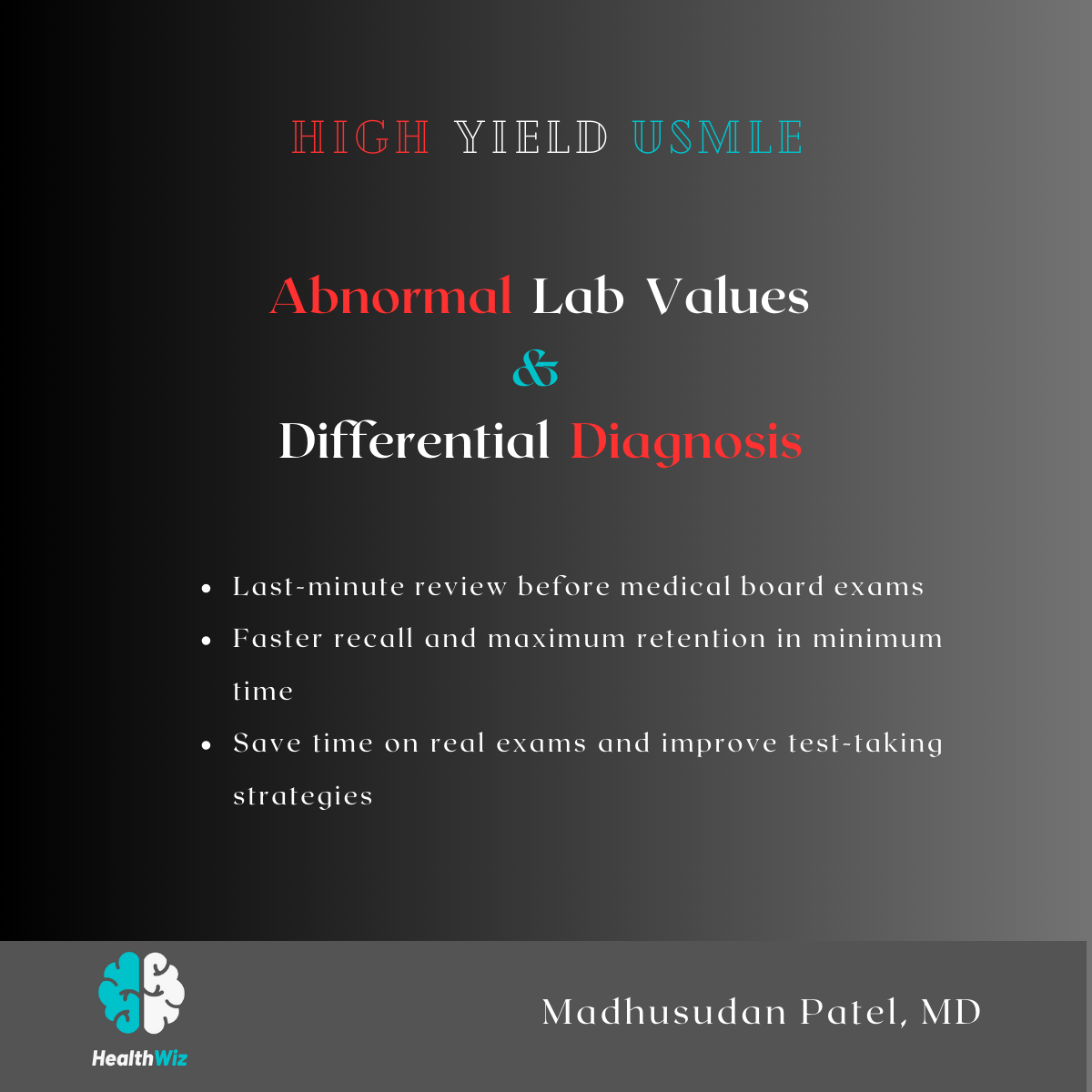 Abnormal Lab Values & Differential Diagnosis | E-book for USMLE ...