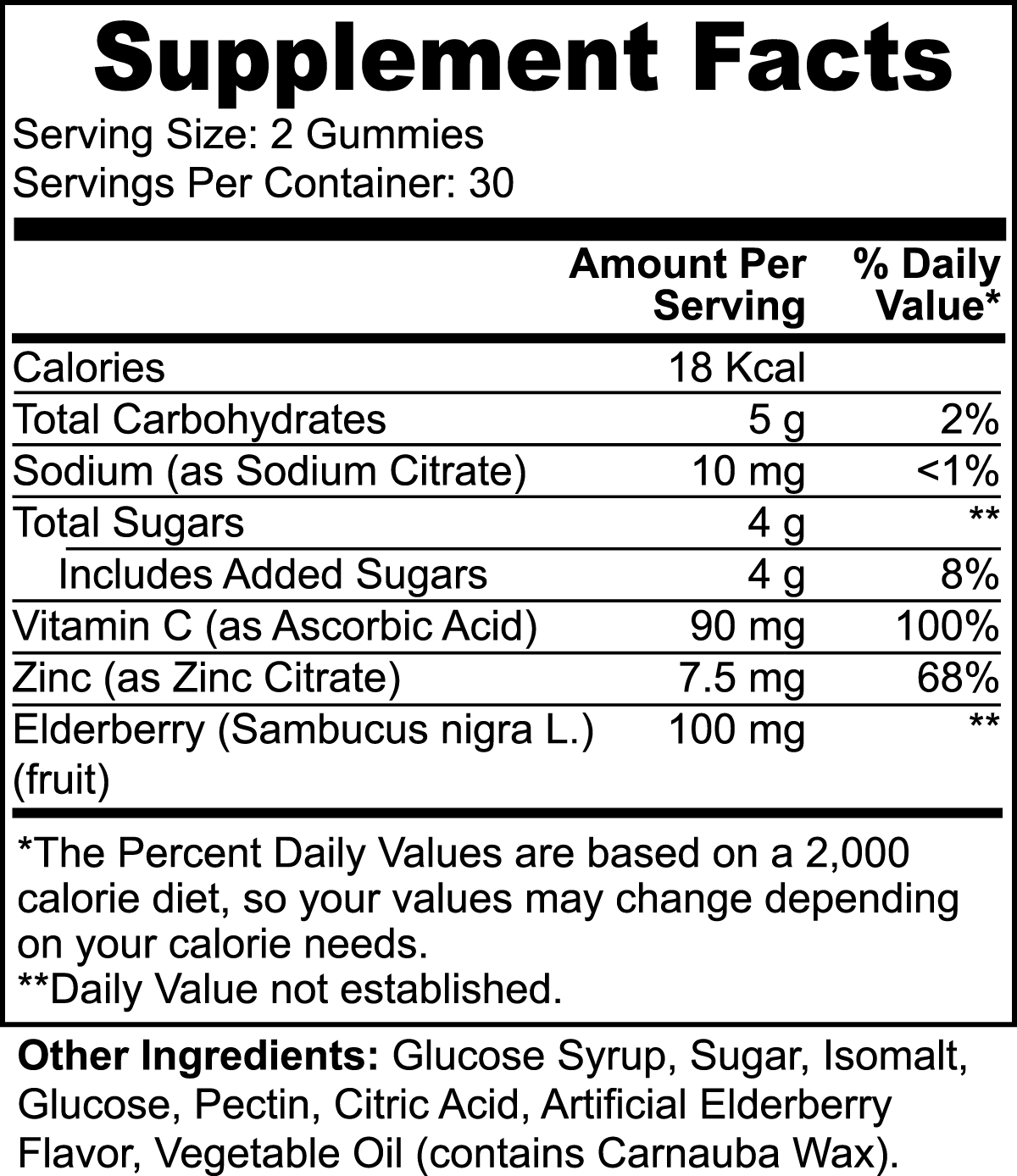 Elderberry & Vitamin C